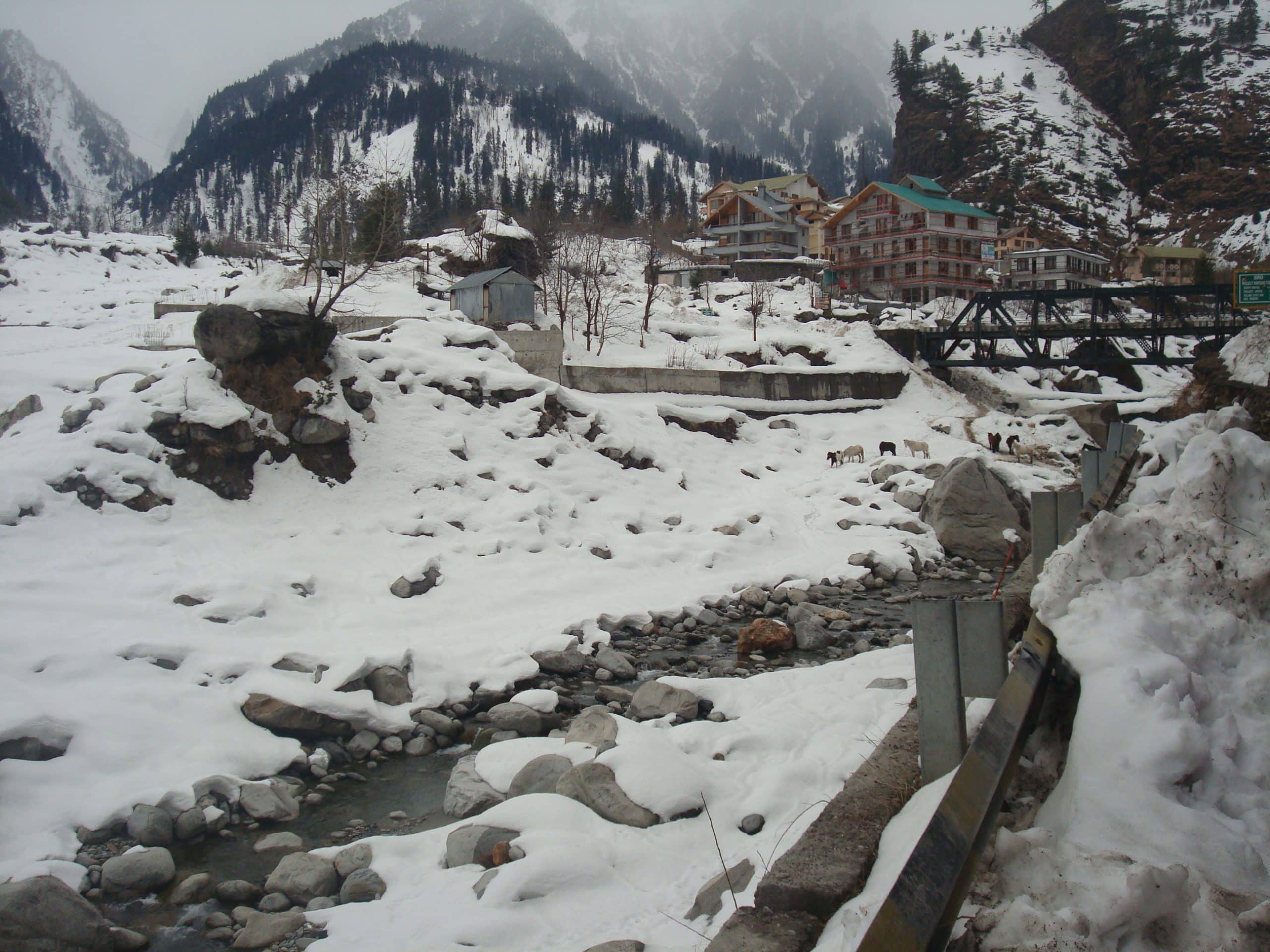 Snow In Manali