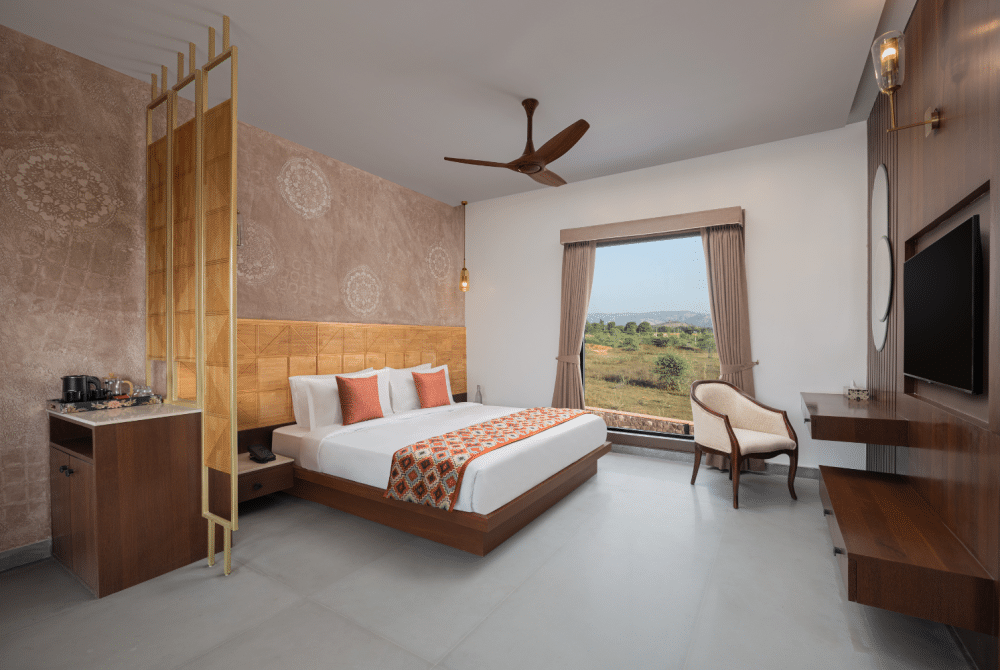 Premium Room with Aravalli View | Bookmark Resorts, Jogi Mahal, Ranthambore
